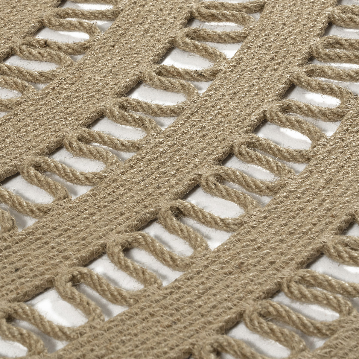 Ροτόντα από Γιούτα 150x150 Natural Jute Art 9134 Μπέζ - Image 3