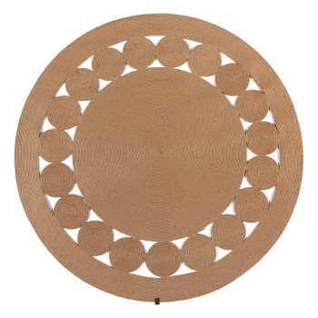 Beauty Home Ροτόντα από Γιούτα Natural Jute Art 9136 150x150 Μπέζ