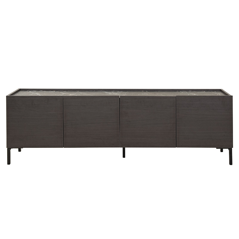 Έπιπλο τηλεόρασης Calliope wenge-μαύρο μαρμάρου 180x44x57εκ - Image 4