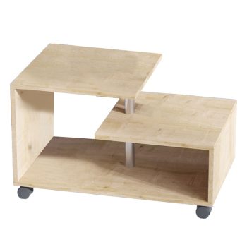 Τραπέζι σαλονιού PWF-0563 pakoworld φυσικό 80x52x40εκ 071-001262