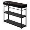 Κονσόλα PWF-0629 pakoworld ανθρακί-μαύρο 102x32x83εκ 071-001500
