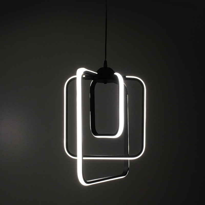Φωτιστικό οροφής τρίφωτο PWL-0988 LED 60W λευκό 40x40x80εκ - Image 2
