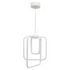 Φωτιστικό οροφής τρίφωτο PWL-0988 pakoworld LED 60W λευκό 40x40x80εκ 099-000089