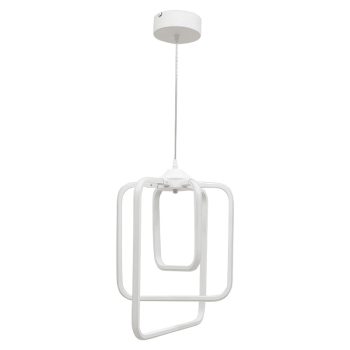 Φωτιστικό οροφής τρίφωτο PWL-0988 pakoworld LED 60W λευκό 40x40x80εκ 099-000089