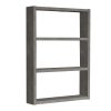 Ραφιέρα τοίχου Seraphim pakoworld cement 43.2x9x60εκ 176-000086