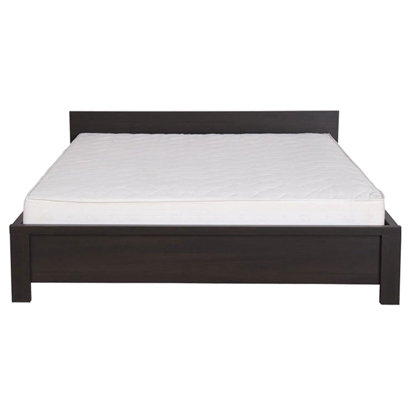 Κρεβάτι διπλό Selina pakoworld wenge 160x200εκ 195-000042