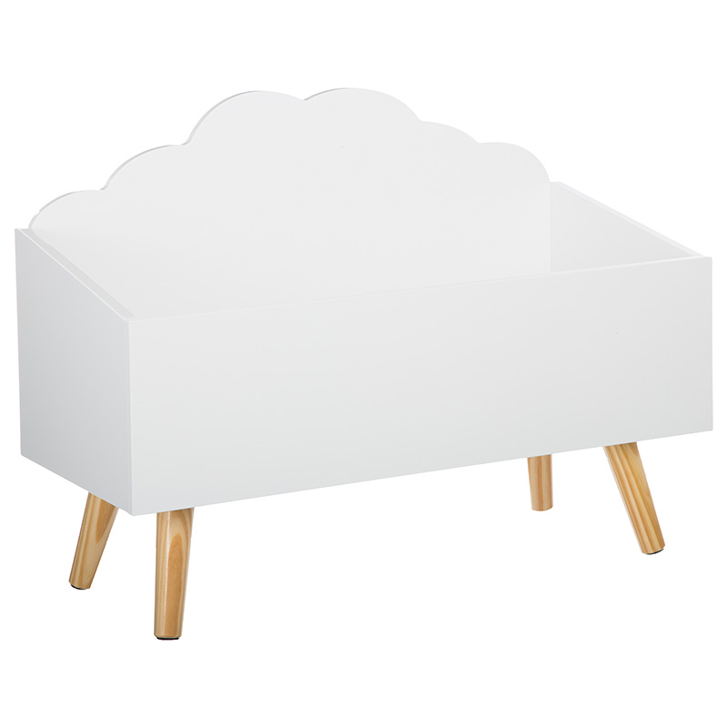 Κουτί αποθήκευσης Tiggy pakoworld λευκό-φυσικό 58x28x45