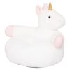 Παιδική πολυθρόνα Unicorn pakoworld λευκό 48x42x45εκ 199-000479