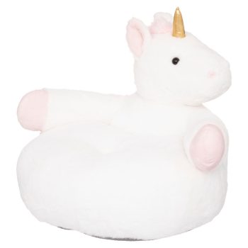 Παιδική πολυθρόνα Unicorn pakoworld λευκό 48x42x45εκ 199-000479