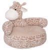 Παιδική πολυθρόνα Giraffe pakoworld καφέ-μπεζ 48x42x45εκ 199-000480