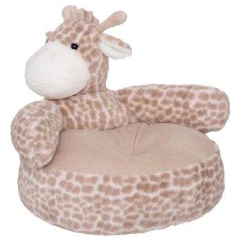 Παιδική πολυθρόνα Giraffe pakoworld καφέ-μπεζ 48x42x45εκ 199-000480