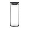 BREAKFAST CLUB JAR W/GREY LID 1230CC H: 23