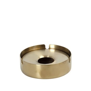 ΣΤΑΧΤΟΔΟΧΕΙΟ ΑΝΤΙΑΝΕΜΙΚΟ ΜΕ ΚΑΠΑΚΙ SS 18/0 PVD ΧΡΥΣΟ D8ΕΚ SUT102 Espiel