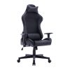 Καρέκλα γραφείου gaming Mazol pakoworld pu μαύρο 66x56x135εκ 232-000008