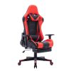 Καρέκλα γραφείου gaming Zeldo pakoworld pu μαύρο-κόκκινο 66x56x135εκ 232-000011