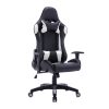 Καρέκλα γραφείου gaming Hartley pakoworld pu μαύρο-λευκό 67x57x139εκ 232-000012