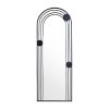 Καθρέπτης Derway pakoworld μαύρο 65x2x180εκ 233-000023