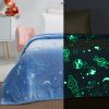 Beauty Home Κουβέρτα μονή φωσφορίζουσα Flash Art 6139 160x220 Γαλάζιο