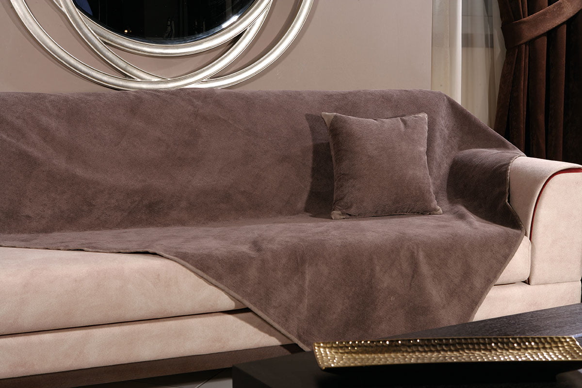 Beauty Home Ριχτάρι Τριθέσιο Classy 180x300 Art 8117 Τριθέσιο Καφέ