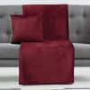 Beauty Home Ριχτάρι Τετραθέσιο Velvety 180x350 Art 8352 Κόκκινο