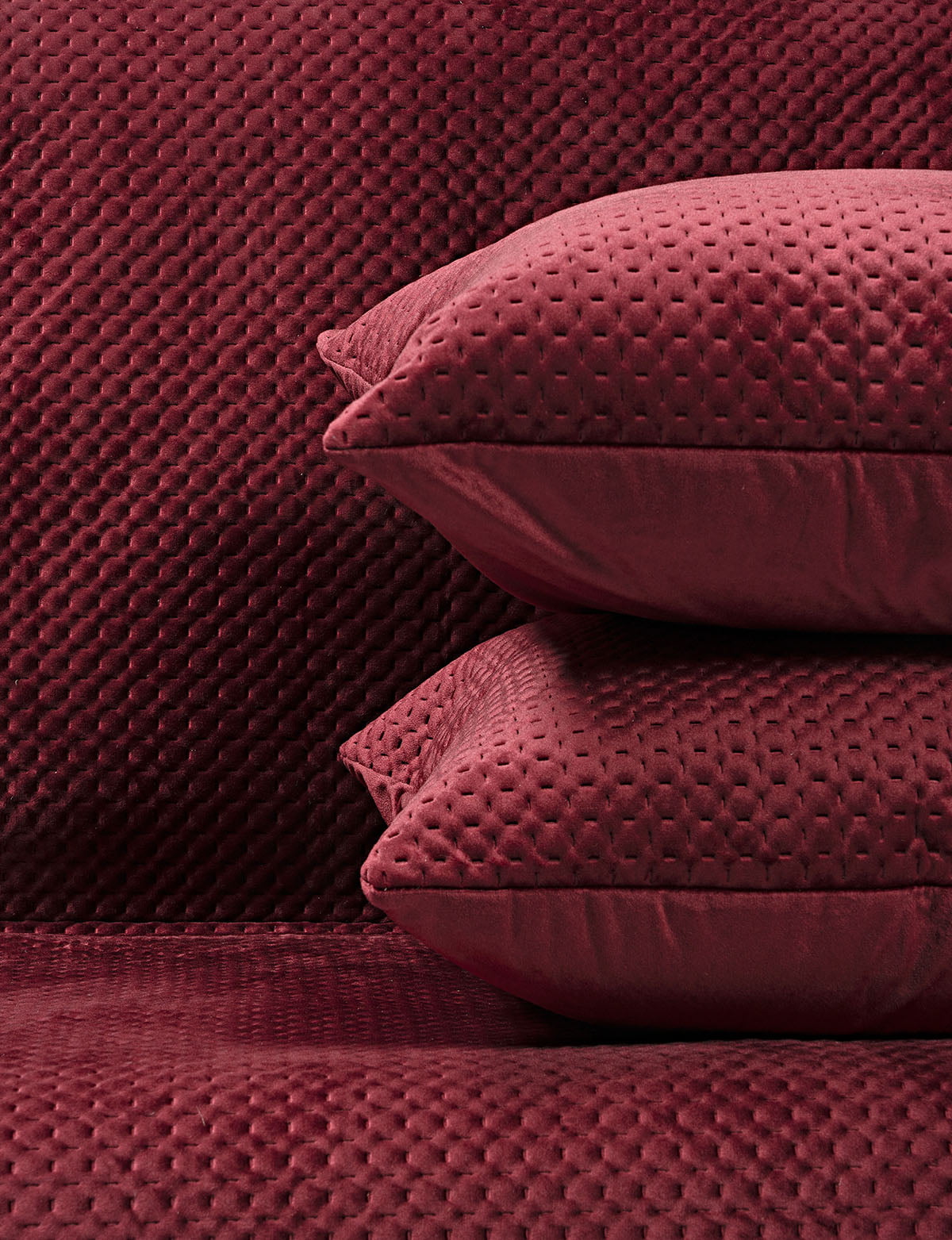 Ριχτάρι Μονοθέσιο Velvety 180x170 Art 8352 Κόκκινο - Image 2