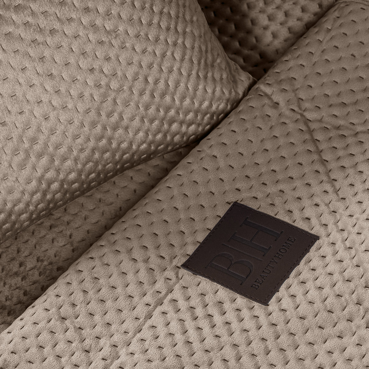 Ριχτάρι Τετραθέσιο Velvety 180x350 Art 8410 Μπέζ - Image 2