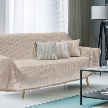Μαξιλαροθήκη διακοσμητική Art 8458 40x40 Μπεζ   Beauty Home