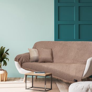 Μαξιλαροθήκη διακοσμητική Art 8541 40x40 Μόκα   Beauty Home