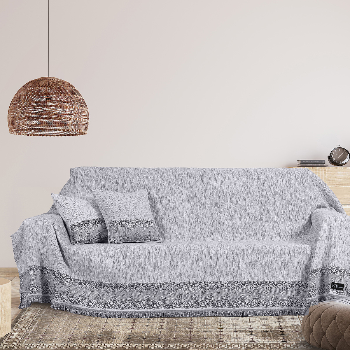Μαξιλαροθήκη διακοσμητική Art 8551 40x40 Γκρι Beauty Home