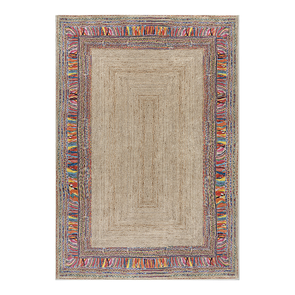 Beauty Home Πατάκι Jute Art 9133 65x140 Εμπριμέ