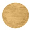 Beauty Home Ροτόντα 133x133 Fluffie Art 9617 Yellow Κίτρινο