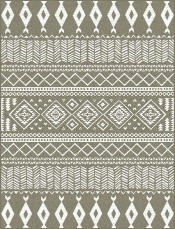 Καλοκαιρινό Χαλί MIRIEL GREY 4Διαστάσεις 66% viscose - 34% cotton