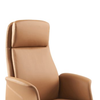 Alternative view of Καρέκλα γραφείου διευθυντή Derjio  καφέ pu 68x66x115εκ
