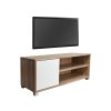 Έπιπλο τηλεόρασης Ellon pakoworld μελαμίνης sonoma-λευκό 120x40x41εκ. 049-000080
