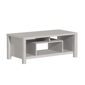 Τραπέζι σαλονιού Tracy pakoworld λευκό-γκρι 120x60x48.5εκ 049-000095