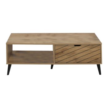 Τραπέζι σαλονιού Thelma pakoworld sonoma μελαμίνης 120x60x41.6εκ 049-000098