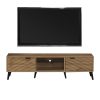 Έπιπλο τηλεόρασης Thelma pakoworld sonoma μελαμίνης 150x40x41.6εκ 049-000099