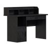 Γραφείο εργασίας Workie pakoworld zebrano mdf 120x60x95.5εκ 049-000100