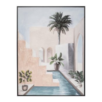 Πίνακας σε πλαίσιο Palmy pakoworld mdf 58x2.6x78εκ 199-000552