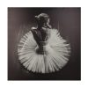 Πίνακας σε καμβά Dancer pakoworld mdf 78x3x78εκ 199-000567