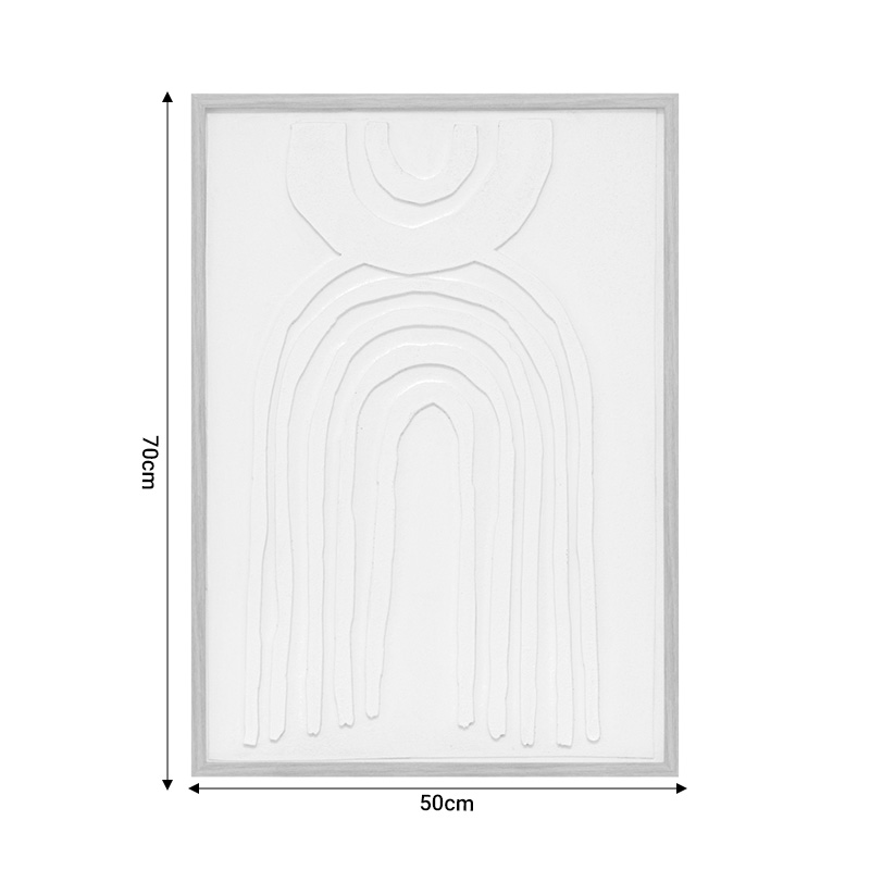 Πίνακας σε καμβά Bobby mdf 50x2.6x70εκ - Image 3