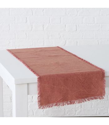 ΤΡΑΒΕΡΣΑ Lenea 140Χ40 cm ΚΕΡΑΜΙΔΙ Cotton 20-96-598