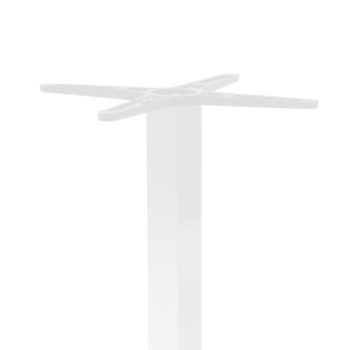 Alternative view of Βάση τραπεζιού bar Stofan  μεταλλική λευκή-μαύρη 45x45x108εκ