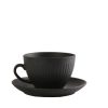 GOBI BLACK SAND HANDMADE ΦΛΙΤΖΑΝΙ & ΠΙΑΤΑΚΙ ΚΑΠΟΥΤΣΙΝΟ ΜΑΥΡΟ ΜΑΤ 290CC 14Χ14Χ8ΕΚ OW2044K6 Espiel