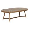Τραπέζι Stellan pakoworld μασίφ ξύλο ευκαλύπτου 220x130x75εκ 228-000030