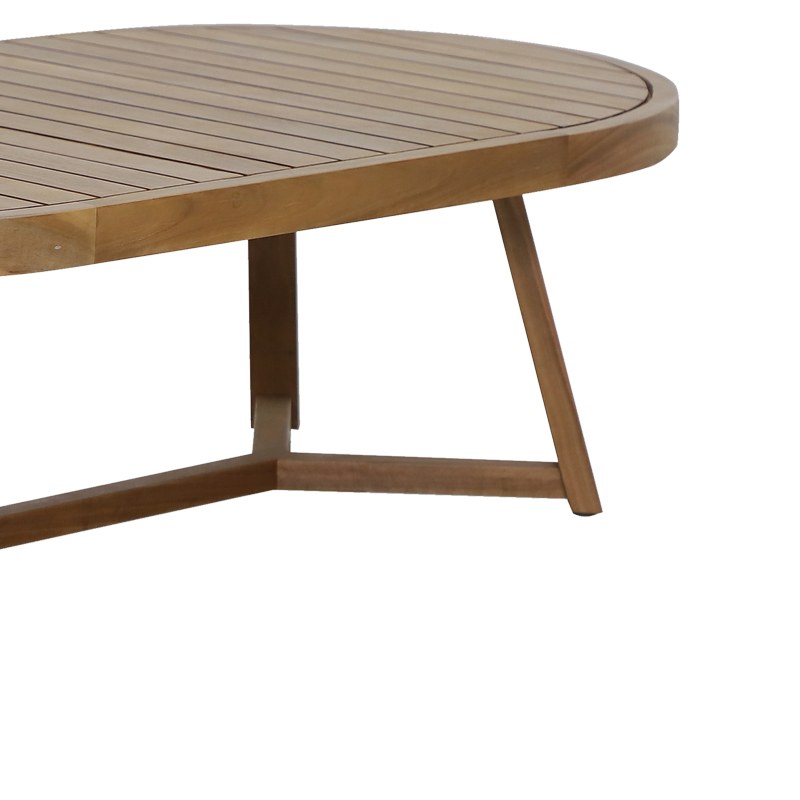 Τραπέζι Stellan μασίφ ξύλο ευκαλύπτου 220x130x75εκ - Image 3
