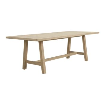 Tραπέζι Poza pakoworld μασίφ ξύλο ακακίας 230x100x75εκ 228-000034