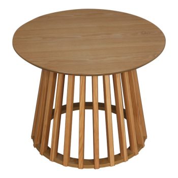 Τραπέζι σαλονιού Domonic pakoworld φυσικό Φ60x45εκ 260-000017