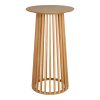 Βοηθητικό τραπέζι Fugol pakoworld mdf φυσικό Φ60x105εκ 260-000022