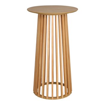 Βοηθητικό τραπέζι Fugol pakoworld mdf φυσικό Φ60x105εκ 260-000022